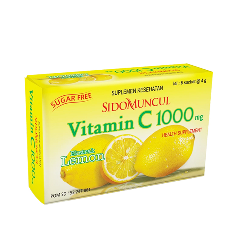 Jual Sidomuncul Vitamin C1000 Lemon 6s 4gr Gogobli