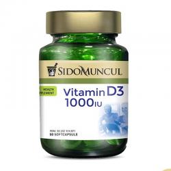Sidomuncul Vitamin D3 1000IU 50 Soft Capsules