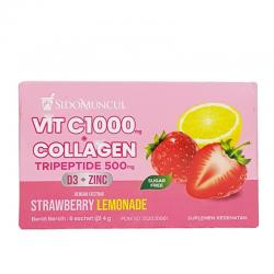 Sidomuncul Vitamin C1000 with Collagen Tripeptide 500mg D3 + Zinc (6s @4gr)