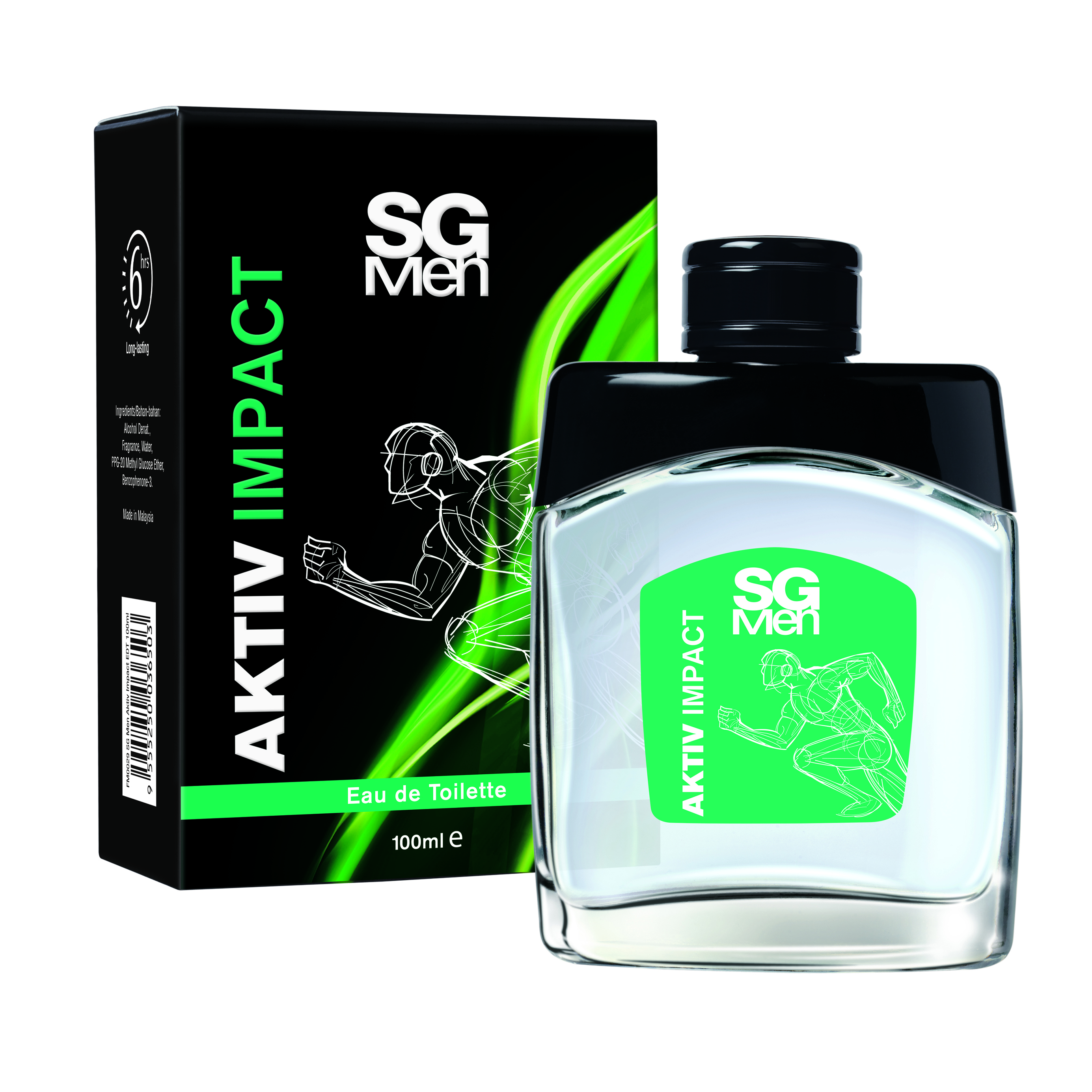 Silkygirl SG Men Aktiv Impact EDT 100ml Gogobli