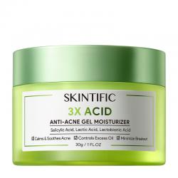 Skintific 3X Acid Anti-Acne Gel Moisturizer 30gr