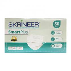 Skrineer Smart Plus Mask Earloop Green 3Ply 50s