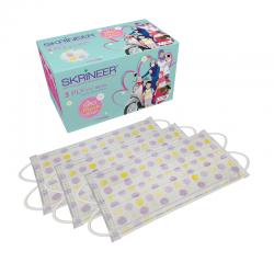Skrineer Girly Hijab Mask Earloop Motif Polkadot 3Ply 50s
