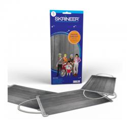 Skrineer Mask Earloop Grey 1Ply 5s
