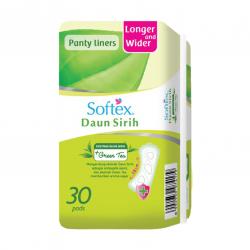 Softex Daun Sirih + Green Tea Pantyliner Longer and Wider 30s