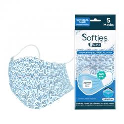 Softies 3 Ply Earloop Surgical Mask (Japanese Design) 5s