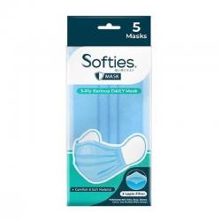 Softies 3 Ply Earloop Daily Mask 5s