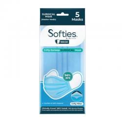 Softies 3 Ply Earloop Surgical Mask 5s