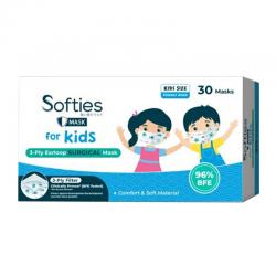Softies 3 Ply Earloop Surgical Mask For Kids 30s
