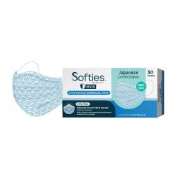 Softies 3 Ply Earloop Surgical Mask (Japanese Design) 30s