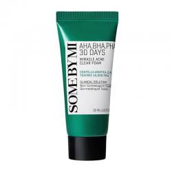 Some By Mi AHA-BHA-PHA 30 Days Miracle Acne Clear Foam 30ml