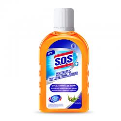 SOS Antiseptic Antibacterial Liquid 250ml
