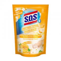 SOS Hand Wash Anti Bacterial Melon Floral Refill 300ml