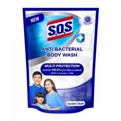 SOS Anti Bacterial Body Wash Gentle Clean Refill 350ml