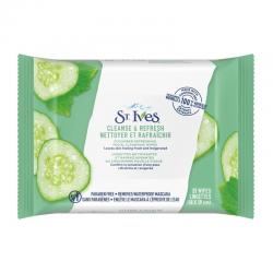 ST.Ives Facial Cleansing Wipes Cucumber Cleanse and Refresh 25s