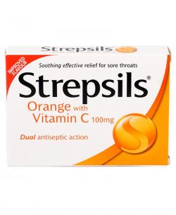 Strepsils Orange With Vitamin C 12x8