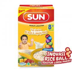 Sun Bubur Lanjutan Tim Instan Ati Ayam dan Jagung Manis 100gr