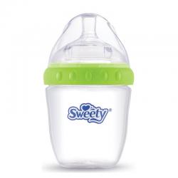 Sweety Baby Bottle Extra Wide Neck Green 180ml