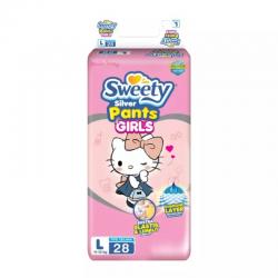 Sweety Silver Pants Girls L 28s