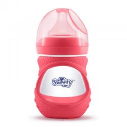Sweety Baby Glass Bottle Pink 150ml
