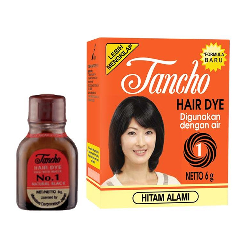  Tancho  Pomade Hair  Dye  No 1 6gr Gogobli