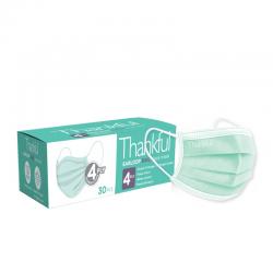Thankful 4-Ply Earloop Daily Face Mask Green 30s