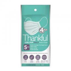 Thankful 4-Ply Earloop Daily Face Mask 5s