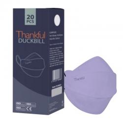 Thankful Duckbill Earloop Purple 20s