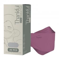 Thankful 4-Ply Earloop KF94 Medical Mask Mesa Rose 20s