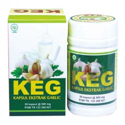 Toga KEG Kapsul Ekstrak Garlic (50 Kapsul @500mg)