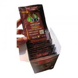 Top Lady Premium Hair Color Shampoo Dark Brown Pack (12 Sachet @ 30ml)