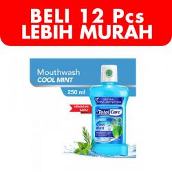 Total Care Mouthwash Cool Mint 250ml (BELI 12pcs LEBIH MURAH)