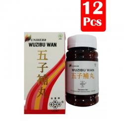 Uniherb Wuzibu Wan (150pil @180mg) (PAKET ISI 12 Pcs)