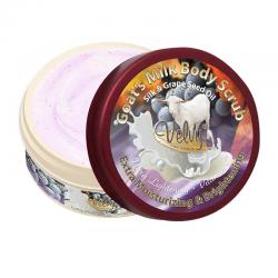 Velvy Goats Milk Body Scrub Silk and Grape Seed Oil 250gr