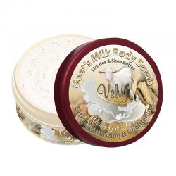 Velvy Goats Milk Body Scrub Licorice and Shea Butter 250gr