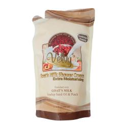 Velvy Goats Milk S/C Extra Moist Refill Rosehip Seed Oil and Peach 800ml