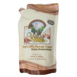 Velvy Goats Milk S/C Extra Moist Refill Lirorice and Shea Butter 800ml