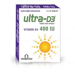 Vitabiotics Ultra Vitamin D3 400IU (60 Tablet) (ED: Jul 23)