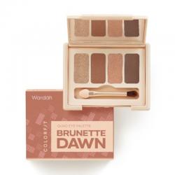 Wardah Colorfit Quad Eye Palette 01. Brunette Dawn