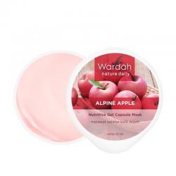 Wardah Nature Daily Alpine Apple Nutritive Gel Capsule Mask 10ml