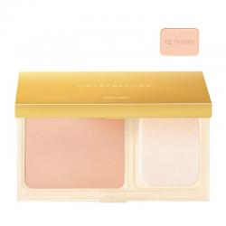 Wardah Crystallure Precious Luminizing Silk Powder Foundation 12 Ivory 12gr