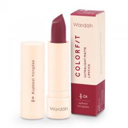 Wardah Colorfit Ultralight Matte Lipstick 13 Upbeat Hongdae 3.6gr