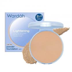 Wardah Refill Lightening Powder Foundation Light Feel 01 Golden Sand 12gr