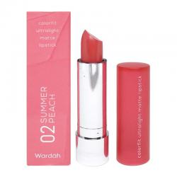 Wardah Colorfit Ultralight Matte Lipstick 02 Summer Peach 3.6gr