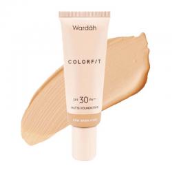 Wardah Colorfit Matte Foundation 23W Warm Ivory 25ml