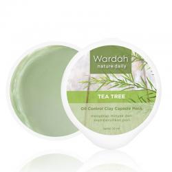 Wardah Nature Daily Tea Tree Oil Control Clay Capsule Mask 10ml
