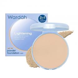 Wardah Refill Lightening Powder Foundation Light Feel Warm Ivory 12gr
