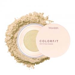 Wardah Colorfit Mattifying Powder 22N Light Ivory 15gr