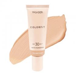 Wardah Colorfit Matte Foundation 22N Light Ivory 25ml