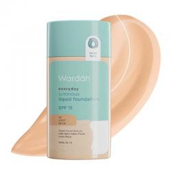 Wardah Everyday Luminous Liquid Foundation 02 Light Beige 35ml